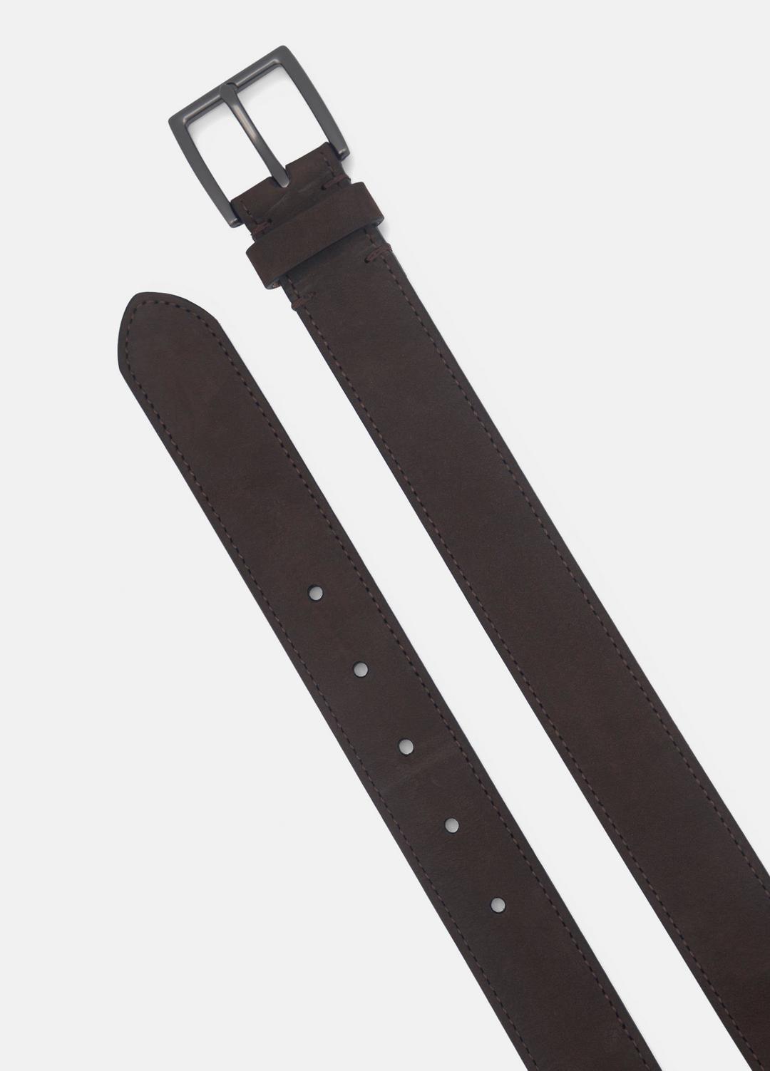 VINCE Men Men's 32mm Nubuck Leather Belt in Belts