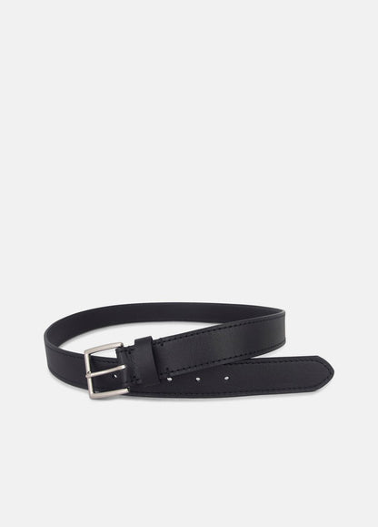 VINCE Men Men's 35mm Stitched Leather Belt in Belts