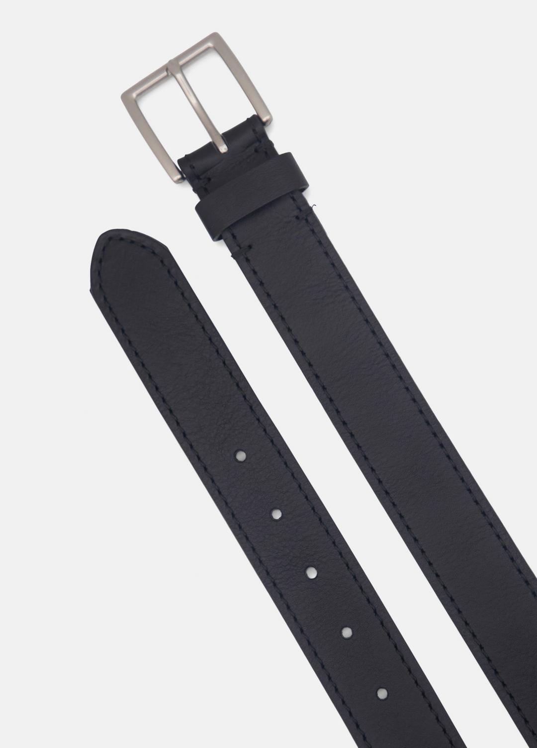 VINCE Men Men's 35mm Stitched Leather Belt in Belts