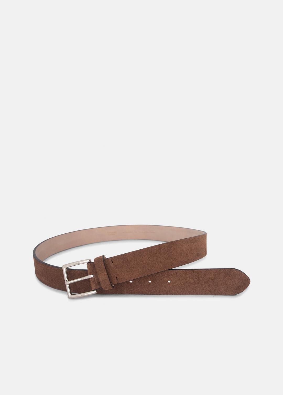 VINCE Men Men's 35mm Suede Belt in Belts