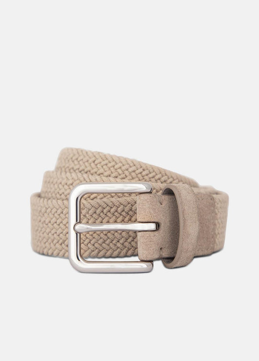 VINCE Men Men's 32mm Stretch-Woven Belt in Belts