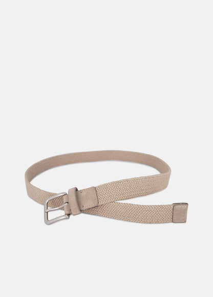 VINCE Men Men's 32mm Stretch-Woven Belt in Belts
