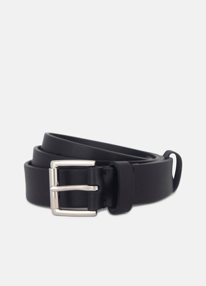 VINCE Men Men's 30mm Leather Double-Loop Belt in Belts