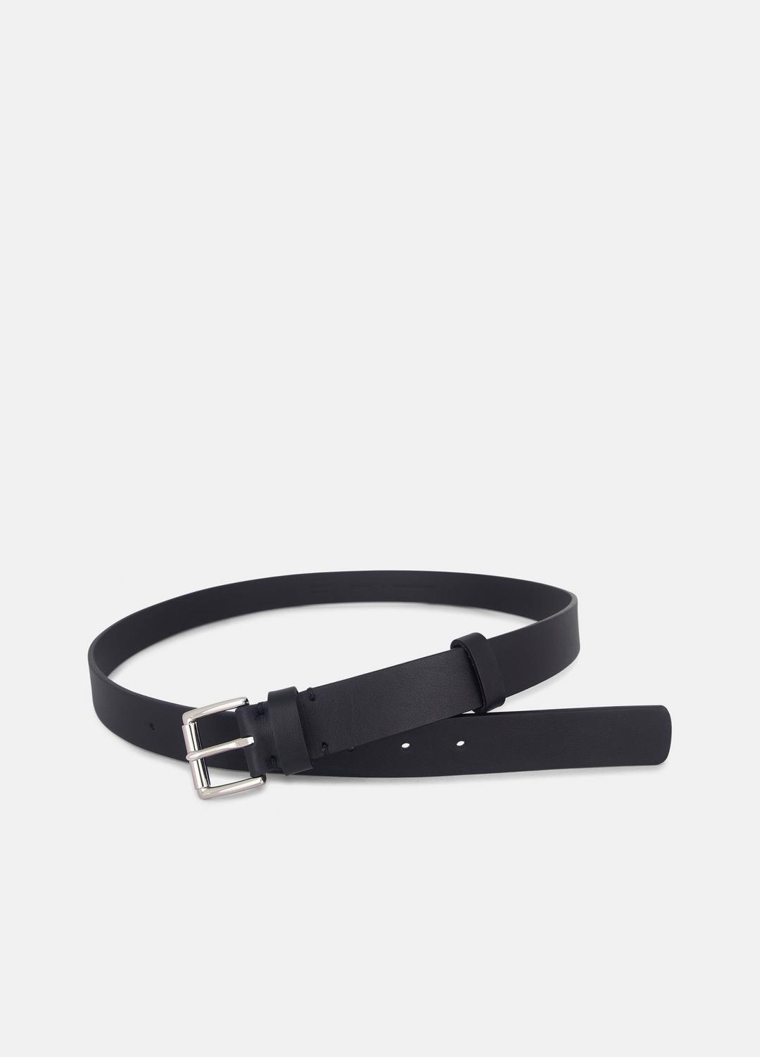 VINCE Men Men's 30mm Leather Double-Loop Belt in Belts