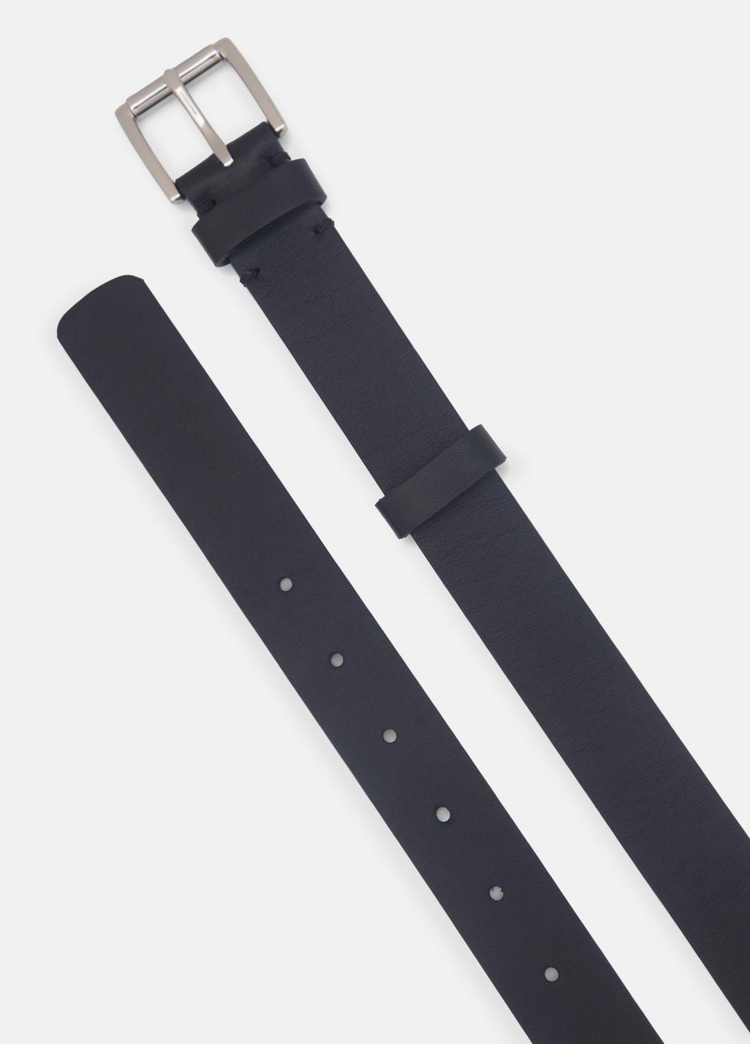 VINCE Men Men's 30mm Leather Double-Loop Belt in Belts