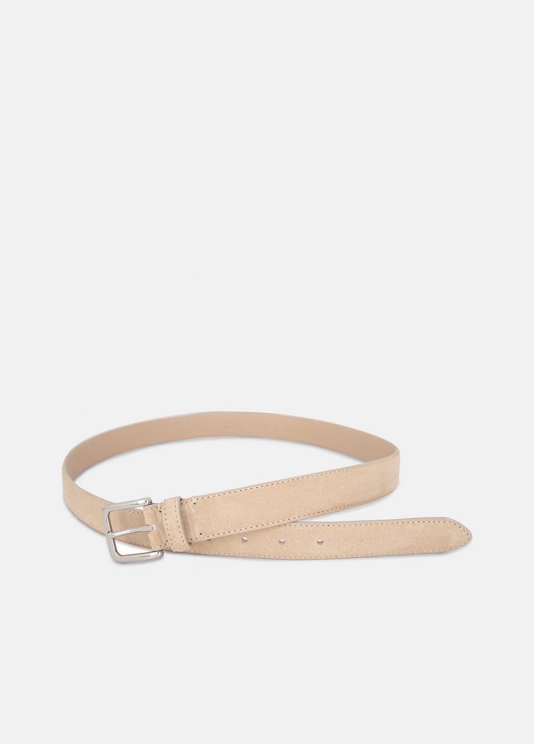 VINCE Men Men's 30mm Stitched Suede Belt in Belts