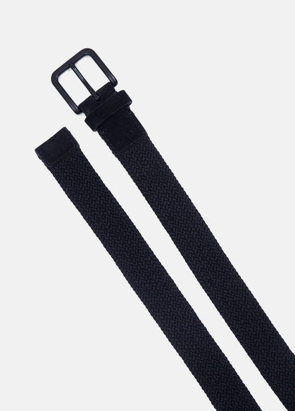 VINCE Men Men's 32mm Stretch-Woven Belt in Belts