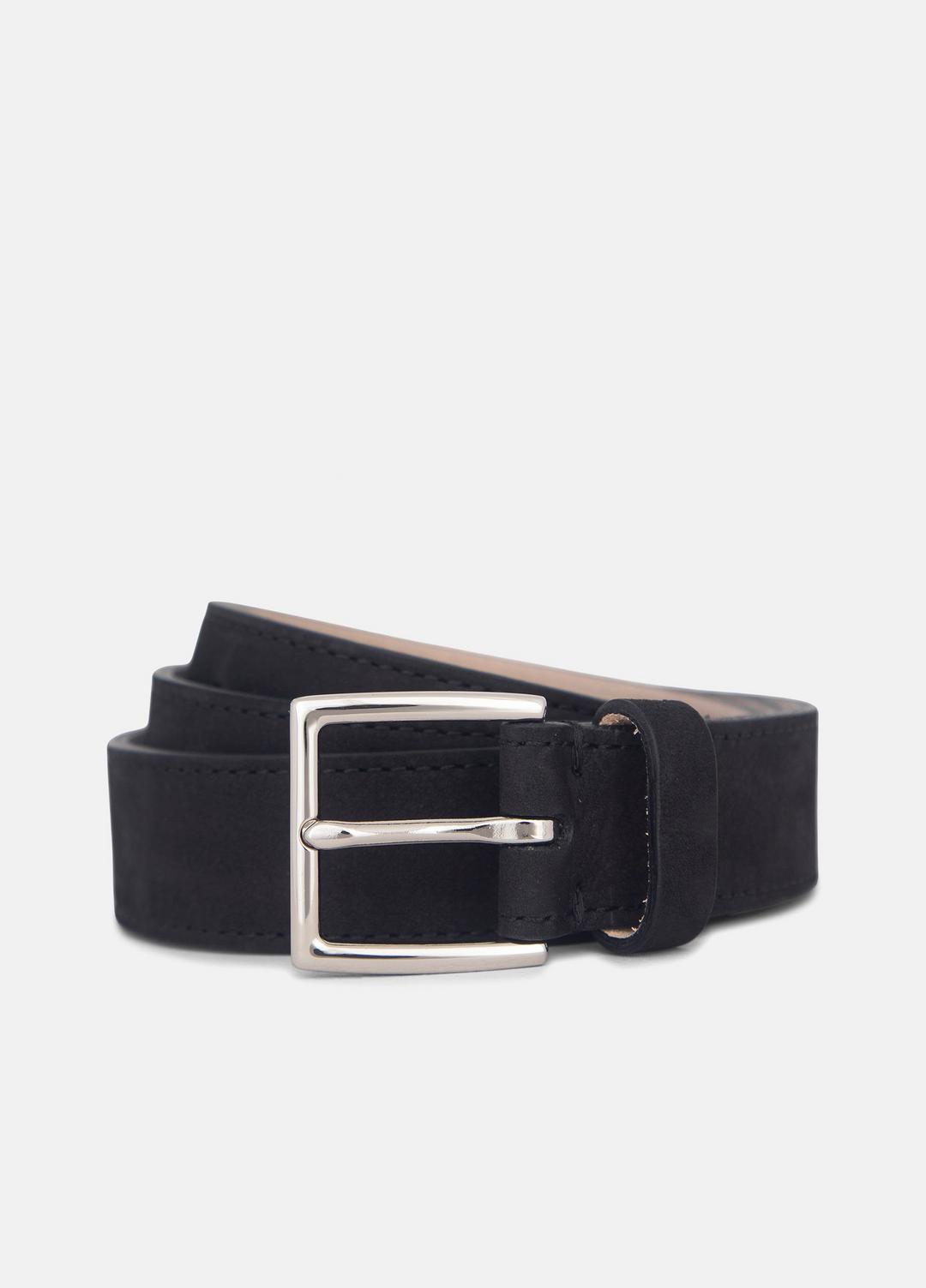 VINCE Men Men's 32mm Nubuck Leather Belt in Belts