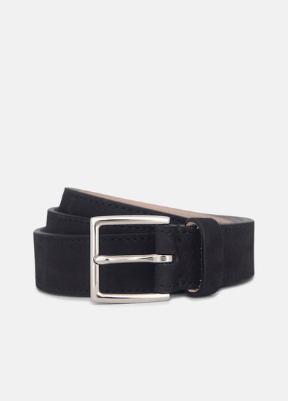 VINCE Men Men's 32mm Nubuck Leather Belt in Belts