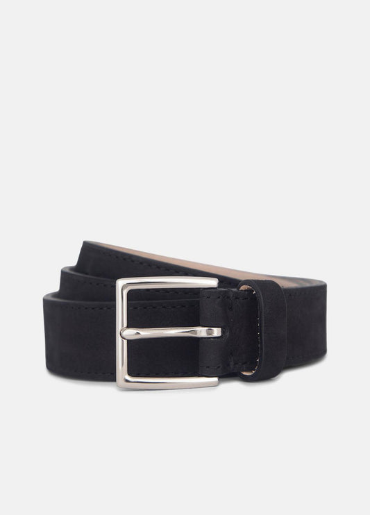 VINCE Men Men's 32mm Nubuck Leather Belt in Belts