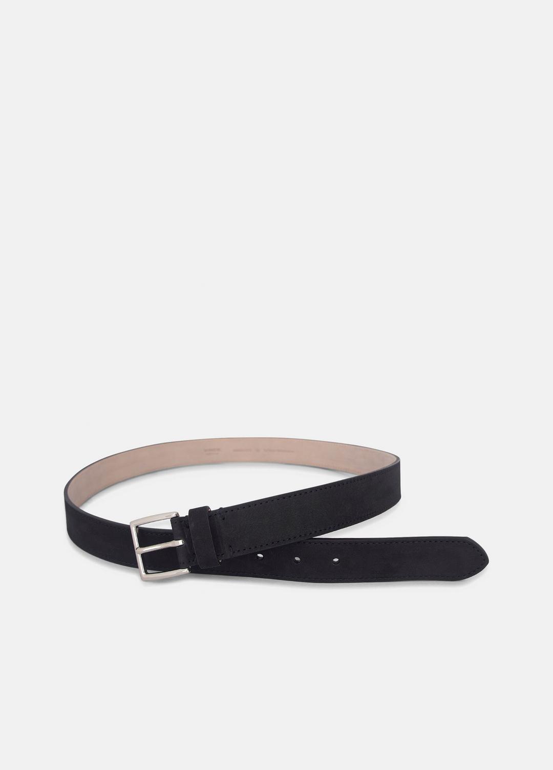 VINCE Men Men's 32mm Nubuck Leather Belt in Belts