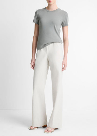 VINCE Sale Cotton-Blend High-Waist Bias Pant in Pants & Shorts