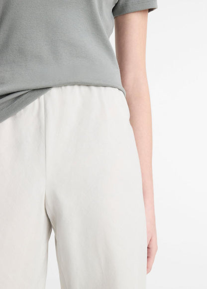 VINCE Sale Cotton-Blend High-Waist Bias Pant in Pants & Shorts