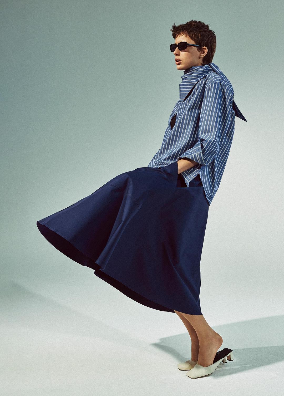 VINCE Sale Cotton Full Skirt in Dresses & Skirts