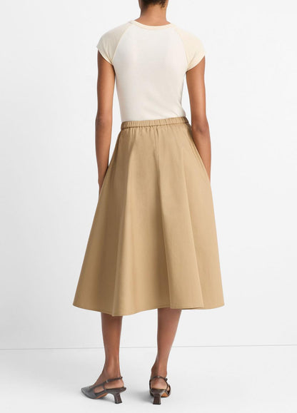 VINCE Sale Cotton Full Skirt in Dresses & Skirts