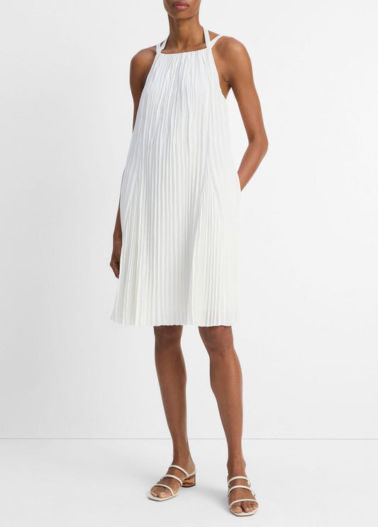 VINCE Sale Pintuck Pleated A-Line Dress in Dresses & Skirts