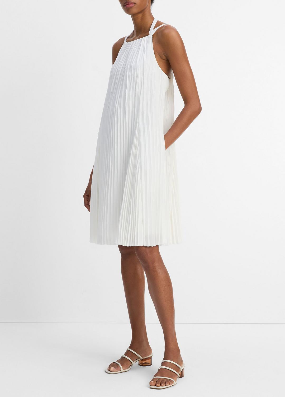 VINCE Sale Pintuck Pleated A-Line Dress in Dresses & Skirts