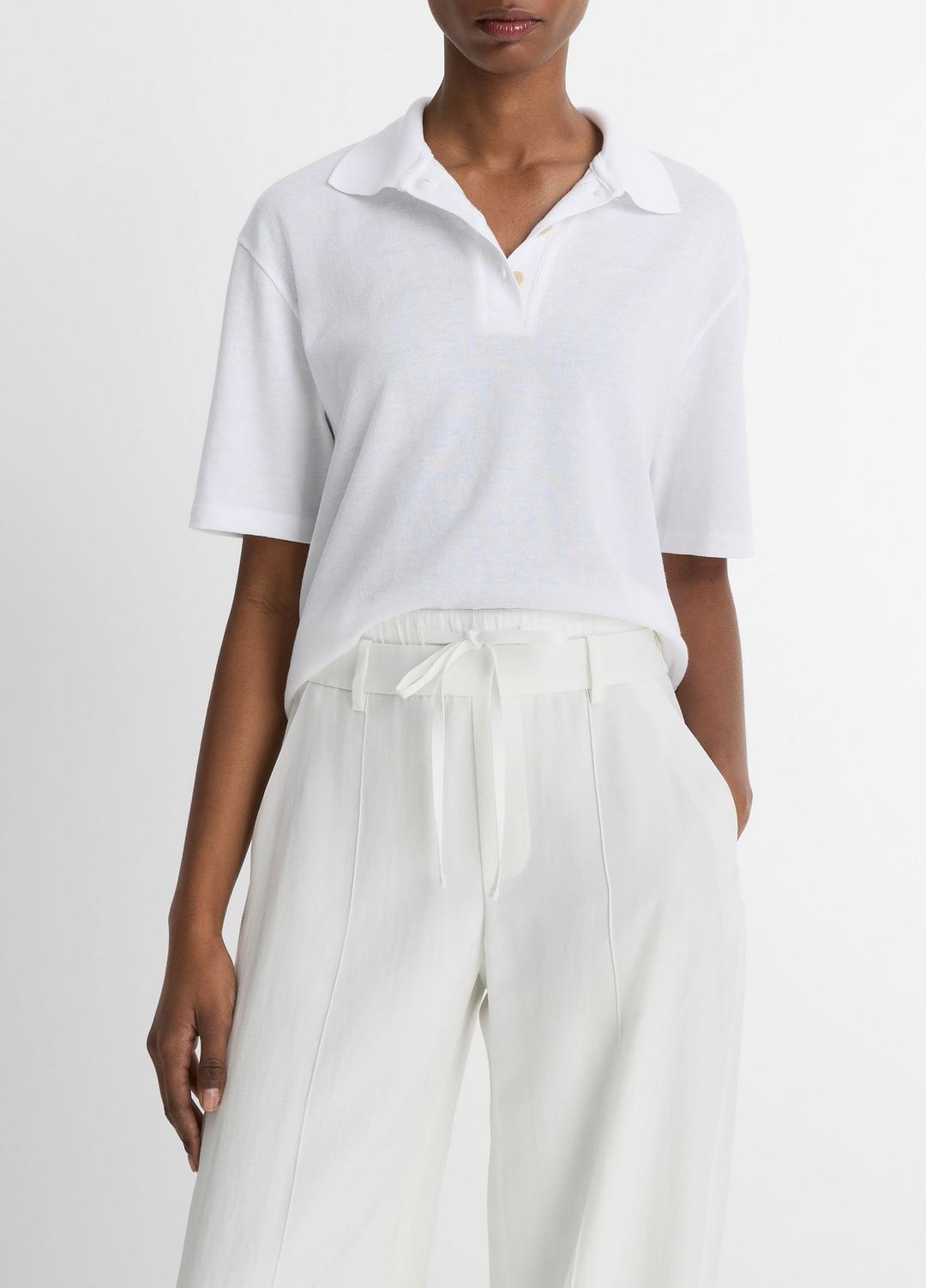 VINCE Sale Easy Cotton Polo Shirt in Shirts & Tees