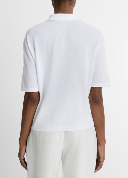 VINCE Sale Easy Cotton Polo Shirt in Shirts & Tees