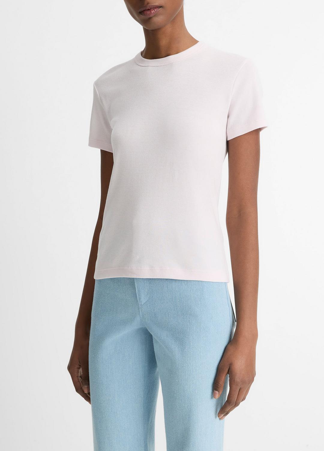 VINCE Sale Pima Cotton-Blend '90s Shrunken T-Shirt in Shirts & Tees