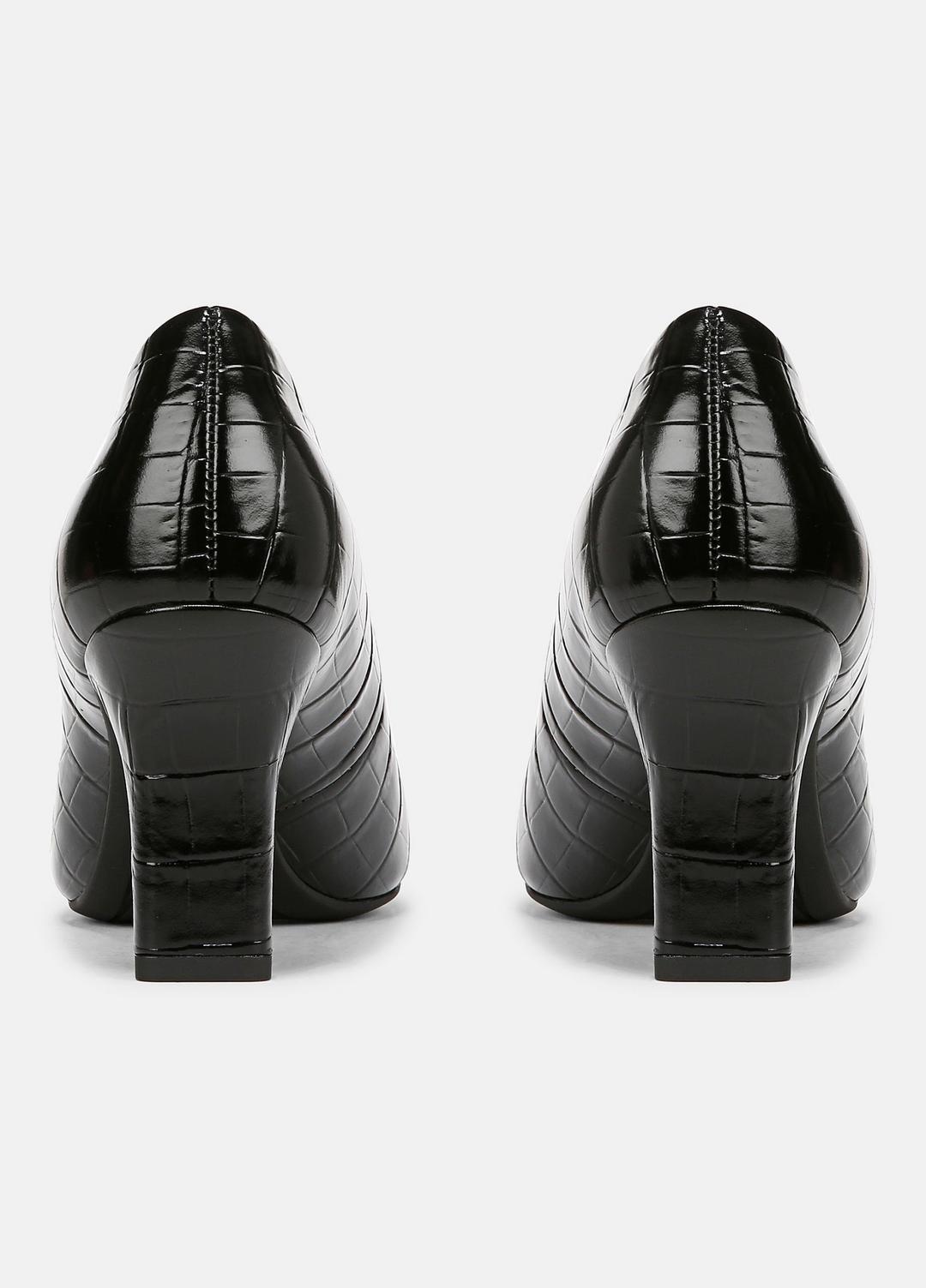 VINCE Sale Diane Croc-Embossed Leather Pump in Shoes