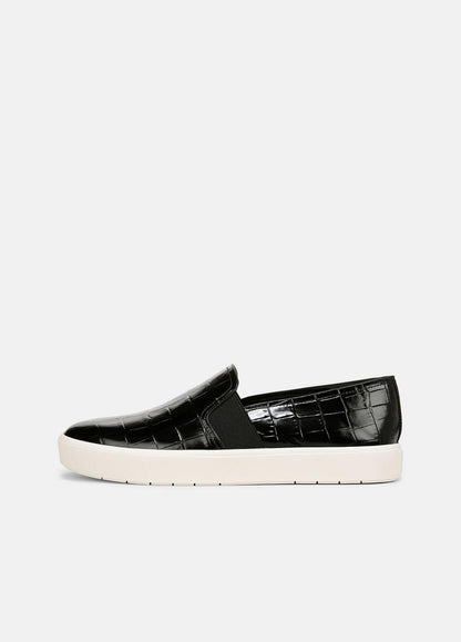 VINCE Sale Blair Croc-Embossed Leather Sneaker in Shoes