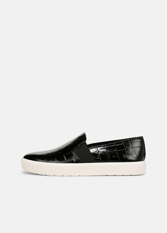 VINCE Sale Blair Croc-Embossed Leather Sneaker in Shoes