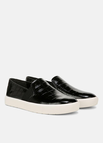 VINCE Sale Blair Croc-Embossed Leather Sneaker in Shoes
