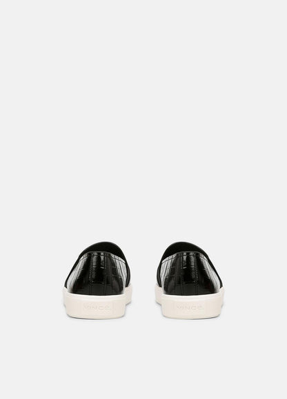 VINCE Sale Blair Croc-Embossed Leather Sneaker in Shoes