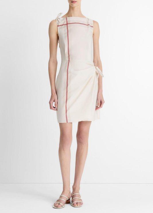 VINCE Sale Handkerchief-Stripe Wrap Dress in Dresses & Skirts