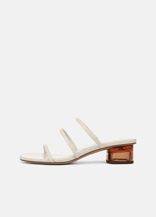 VINCE Sale Palm Springs Leather Heeled Sandal in Shoes