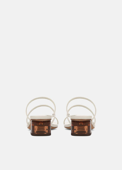 VINCE Sale Palm Springs Leather Heeled Sandal in Shoes