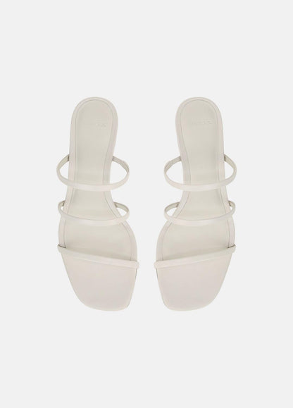 VINCE Sale Palm Springs Leather Heeled Sandal in Shoes