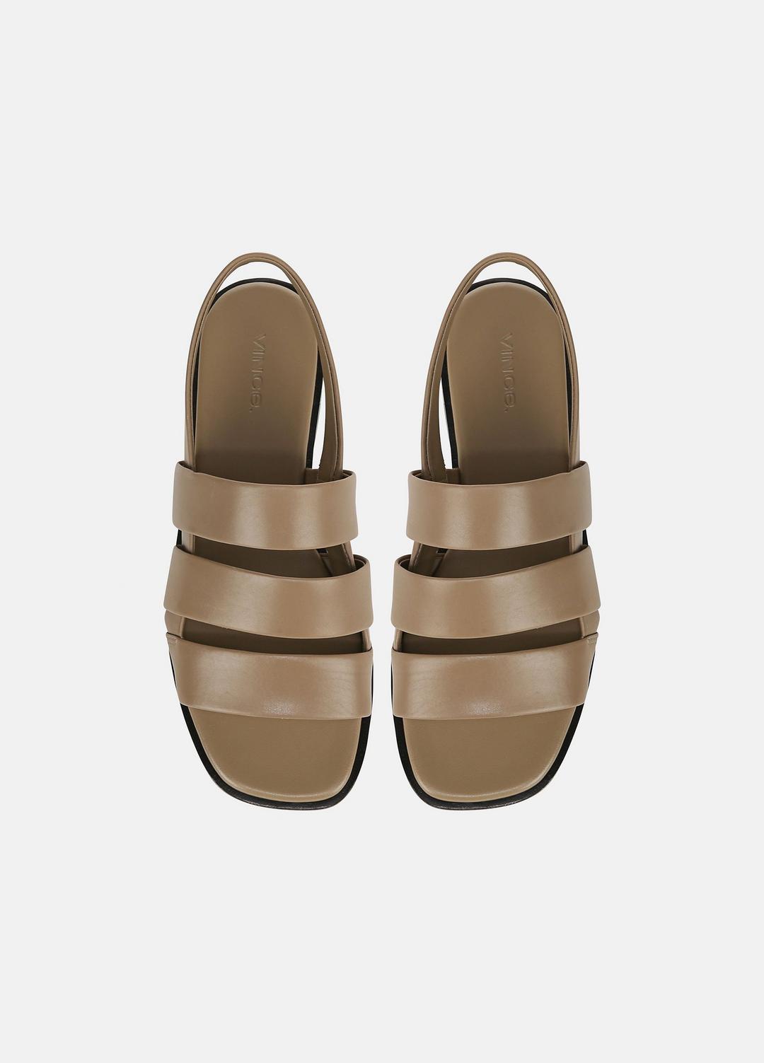 VINCE Sale Mazie Leather Slingback Sandal in Shoes