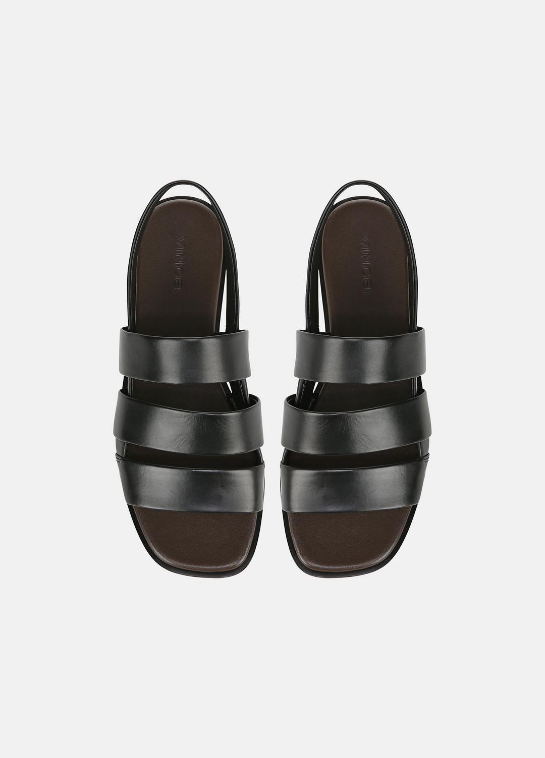 VINCE Sale Mazie Leather Slingback Sandal in Shoes