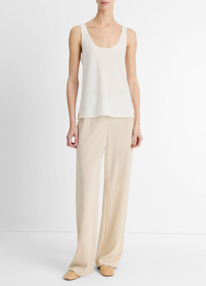 VINCE Sale Classic Stretch-Silk Bias Tank in Shirts & Tees