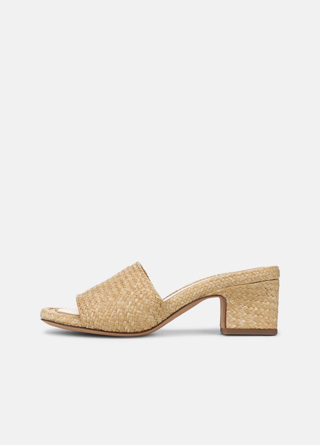 VINCE Sale Ariana Raffia Heeled Sandal in Shoes