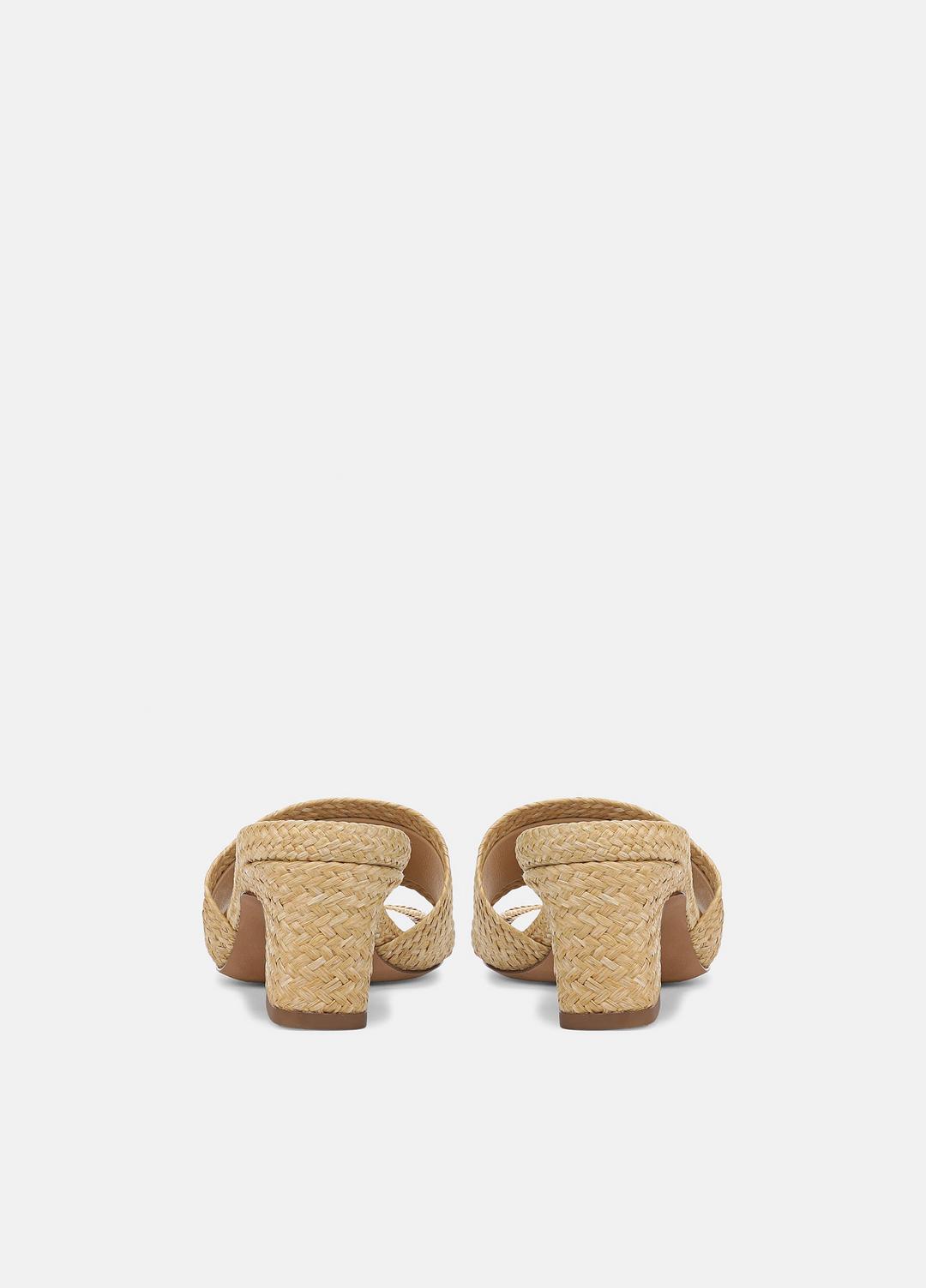 VINCE Sale Ariana Raffia Heeled Sandal in Shoes