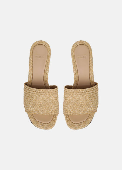 VINCE Sale Ariana Raffia Heeled Sandal in Shoes