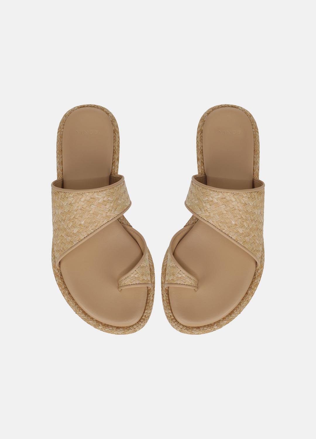 VINCE Sale Lukas Raffia Sandal in Shoes