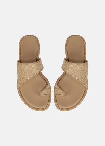 VINCE Sale Lukas Raffia Sandal in Shoes