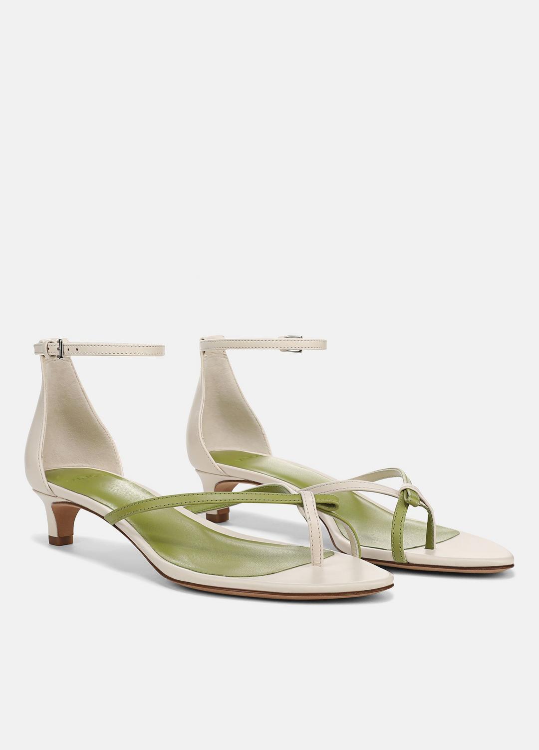 VINCE Sale Siri Leather Heeled Sandal in Shoes