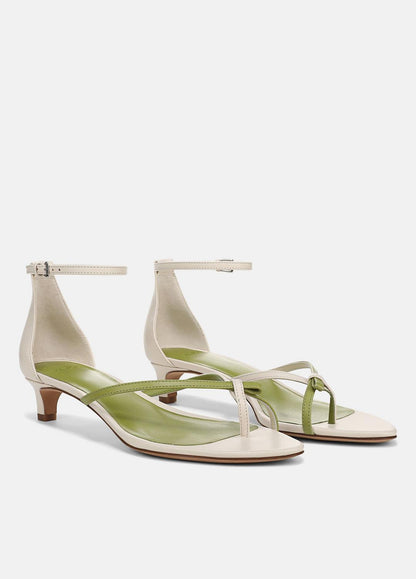 VINCE Sale Siri Leather Heeled Sandal in Shoes