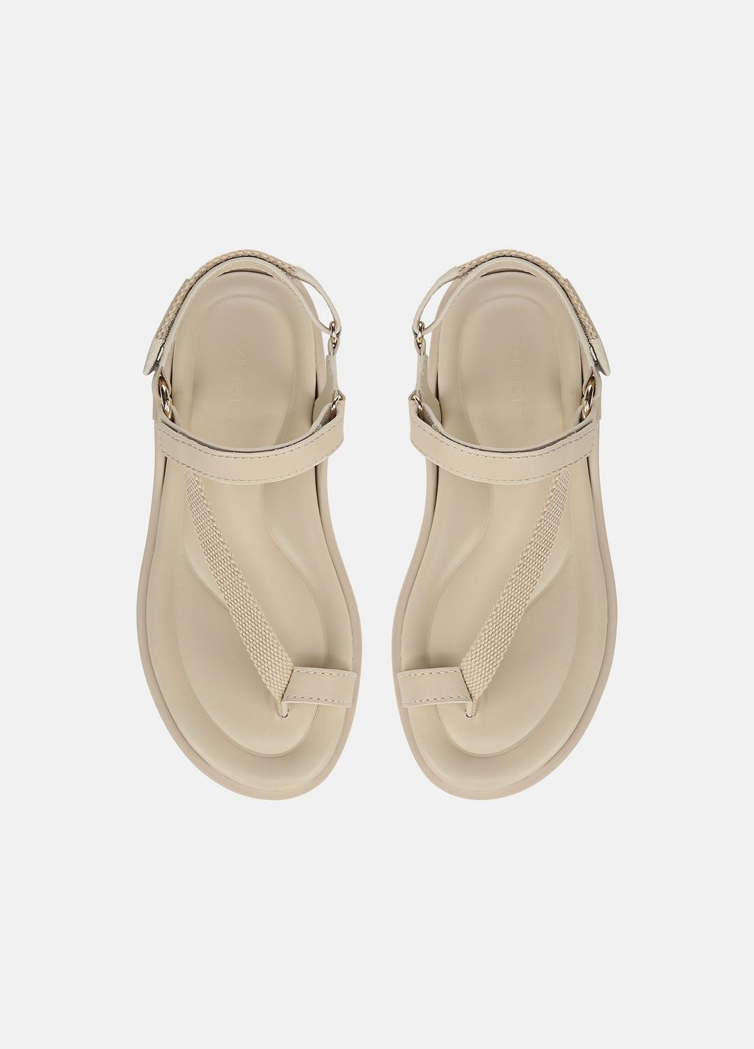 VINCE Sale Summer Leather & Canvas Sandal in Shoes