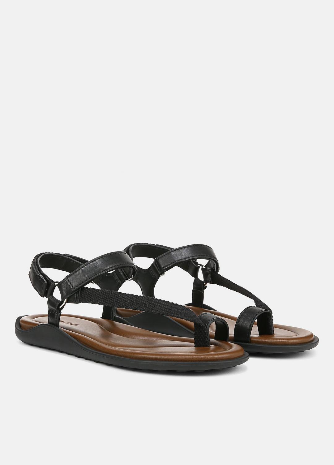 VINCE Sale Summer Leather & Canvas Sandal in Shoes