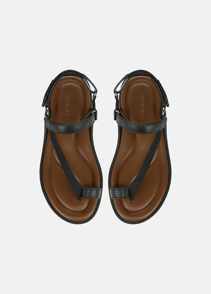 VINCE Sale Summer Leather & Canvas Sandal in Shoes