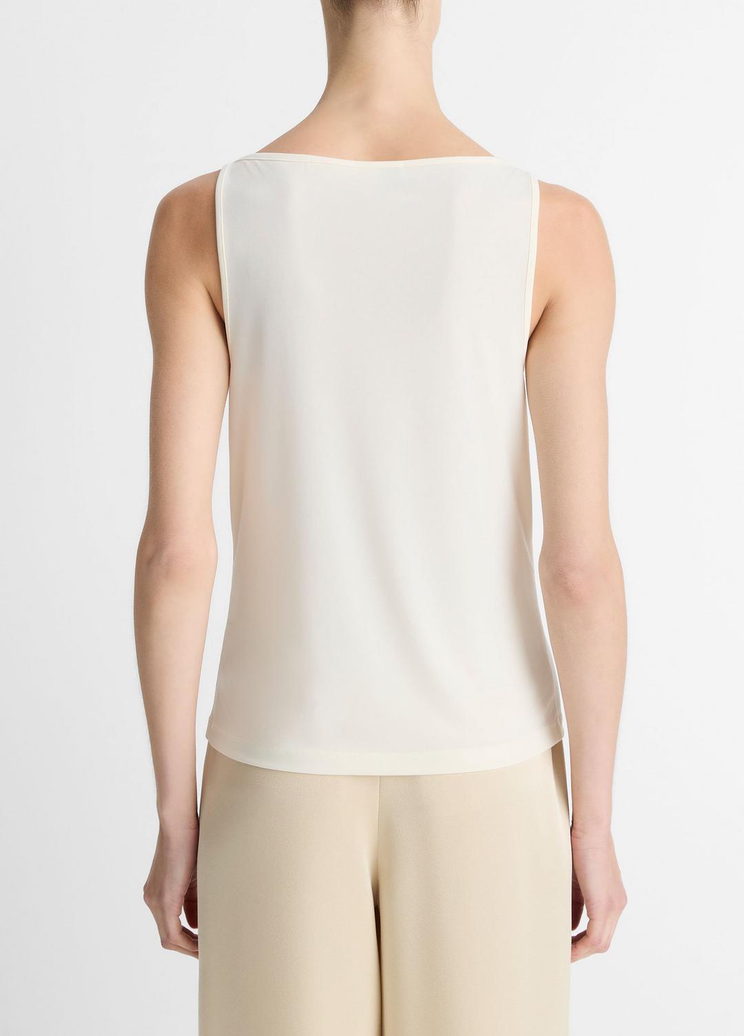 VINCE Sale Matte Jersey Boat-Neck Tank in Shirts & Tees