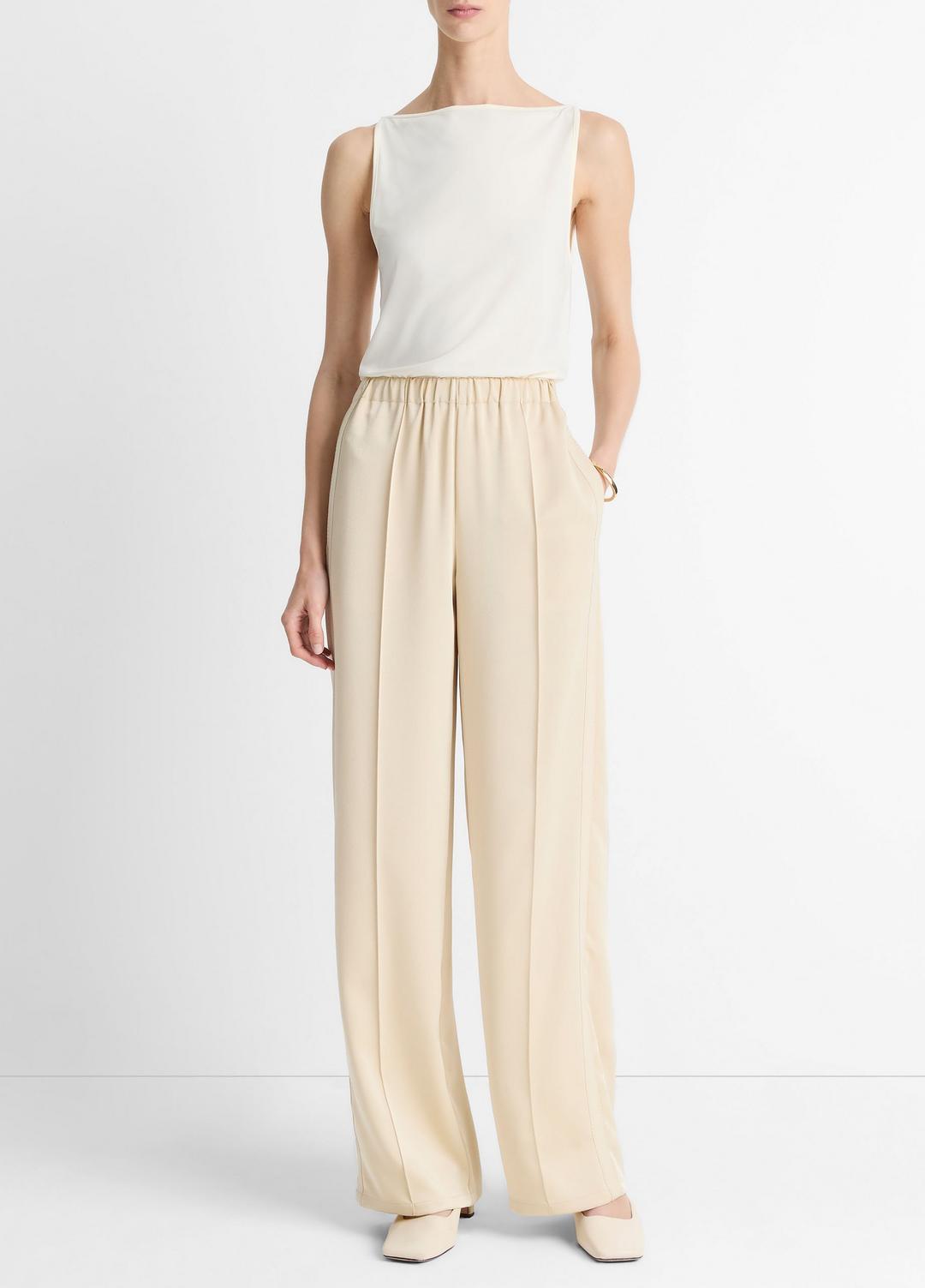 VINCE Sale Matte Jersey Boat-Neck Tank in Shirts & Tees
