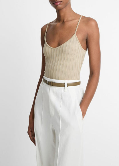 VINCE Sale Ribbed V-Neck Camisole in Shirts & Tees