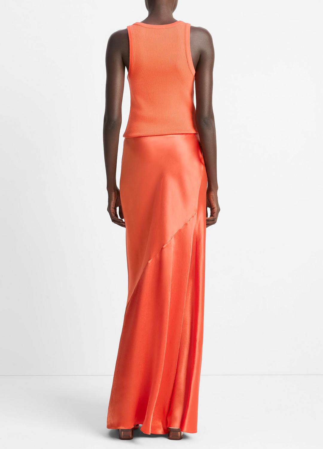 VINCE Sale Satin Maxi Skirt in Dresses & Skirts